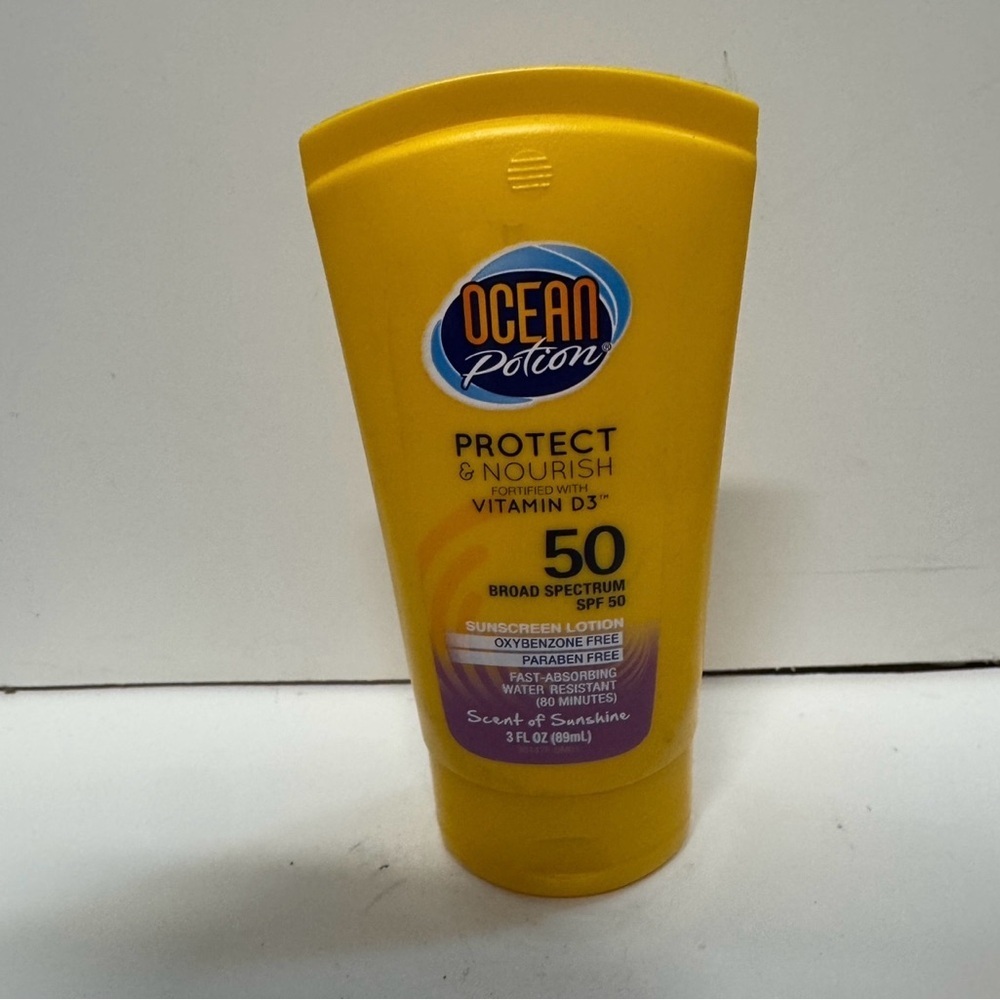 Ocean Potion Protect Nourish SPF 50 Sunscreen Scent of Sunshine 3 OZ